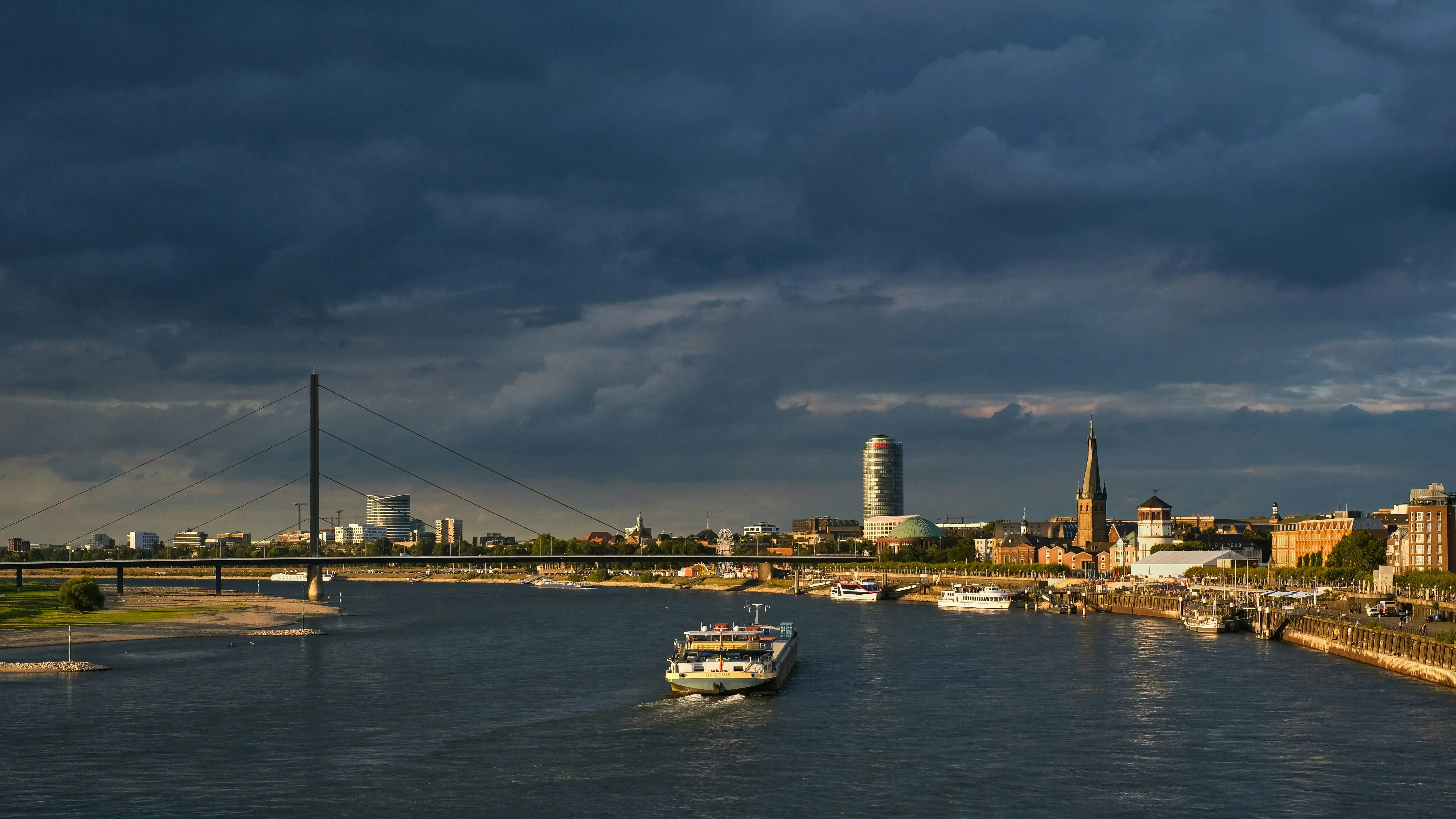 Another look of The Rhine River by Christian Keybets