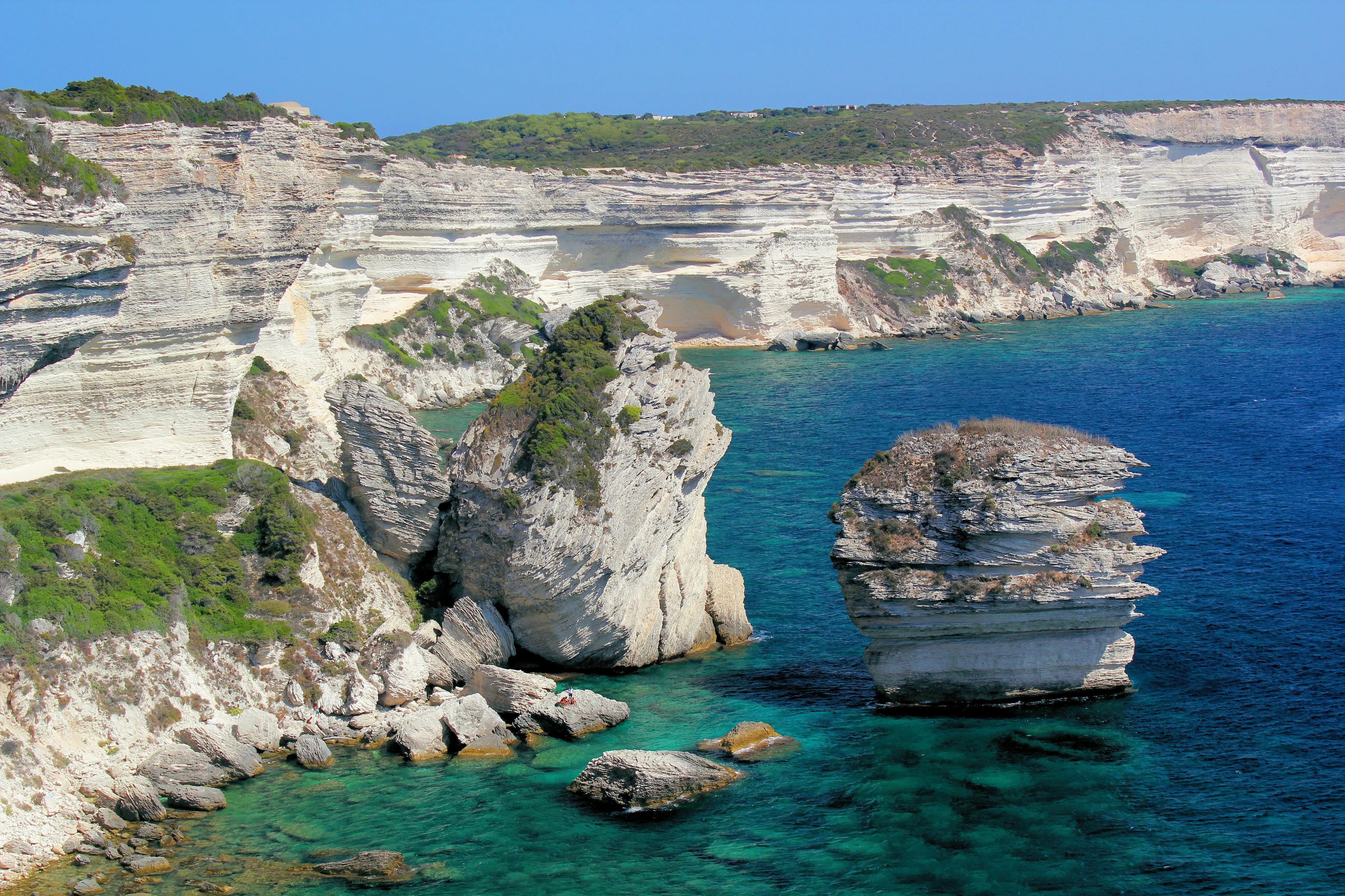 Cliffs of Bonifacio, Bonifacio, Corsica, France