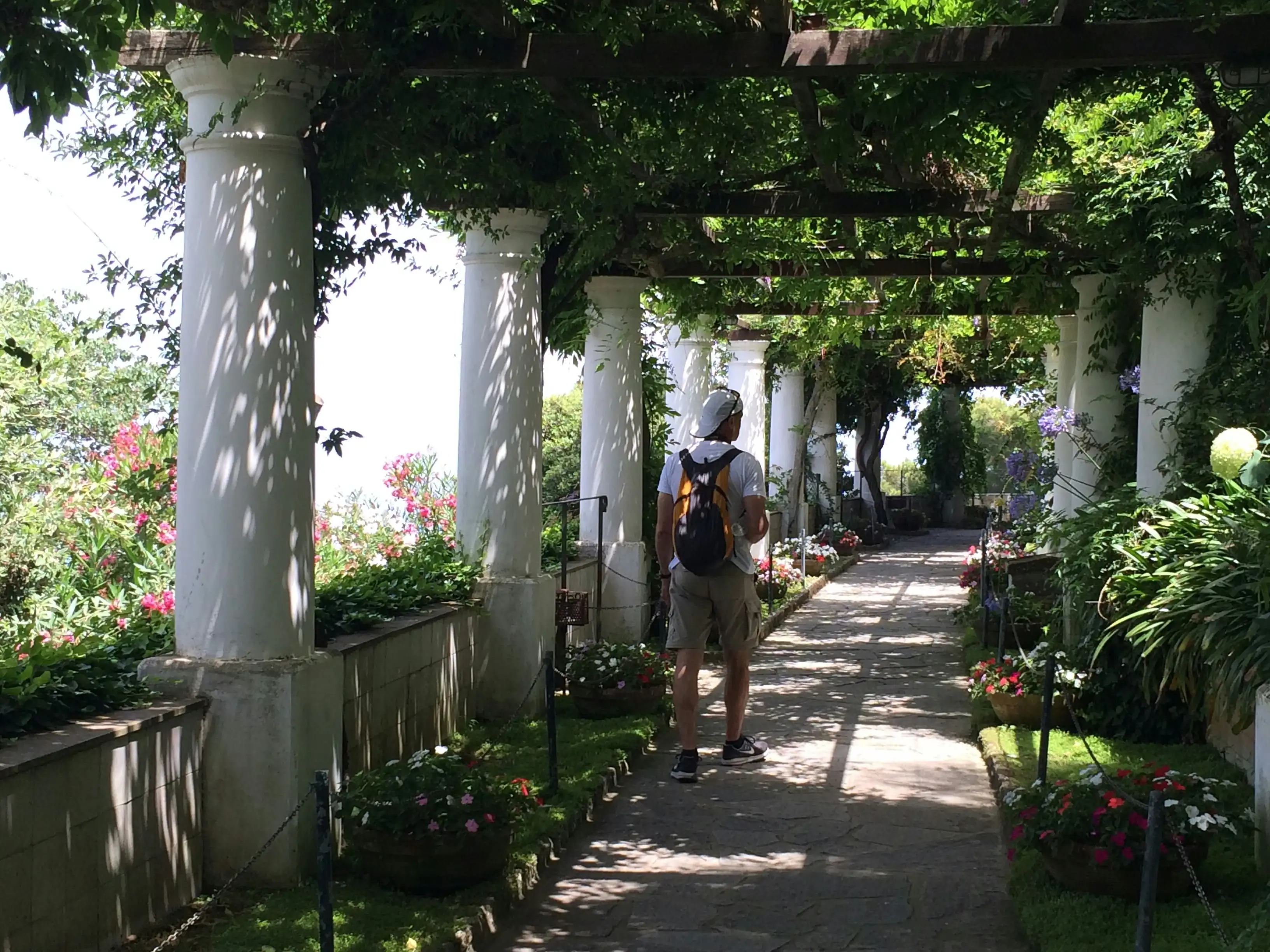 The garden of Villa San Michele, Anacapri, Italy